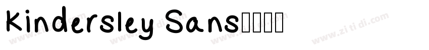 Kindersley Sans字体转换